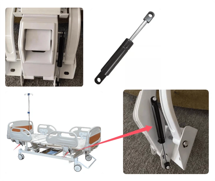 Gas Spring For Medical Bed Guardrails